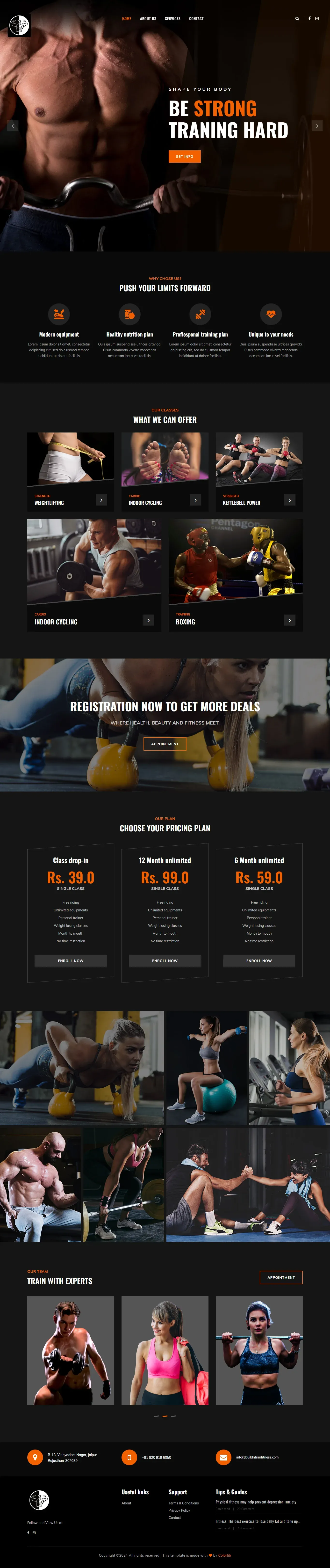 Fitness Marketing by WebPino