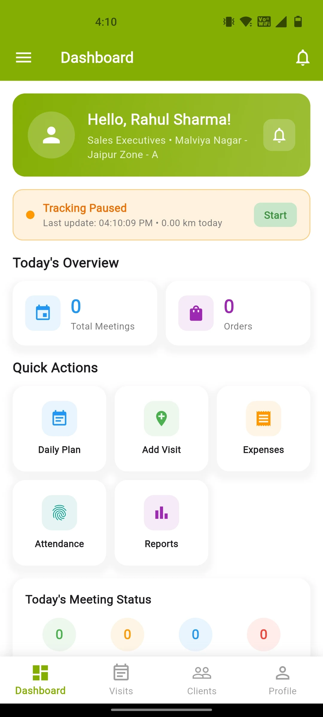 Sales Tracking App by WebPino